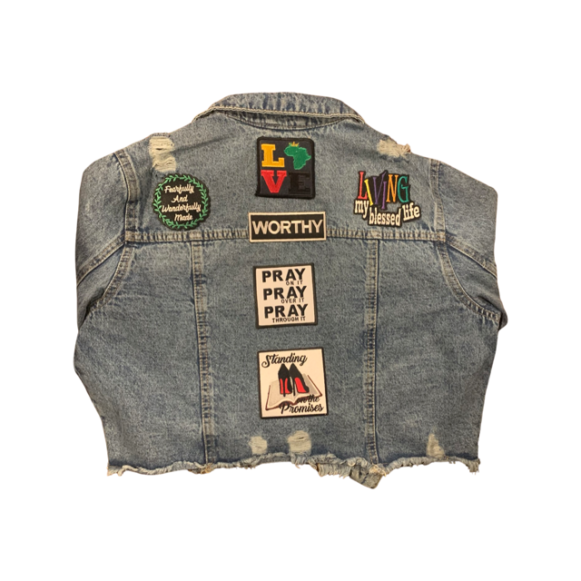 "I AM" Denim Jacket